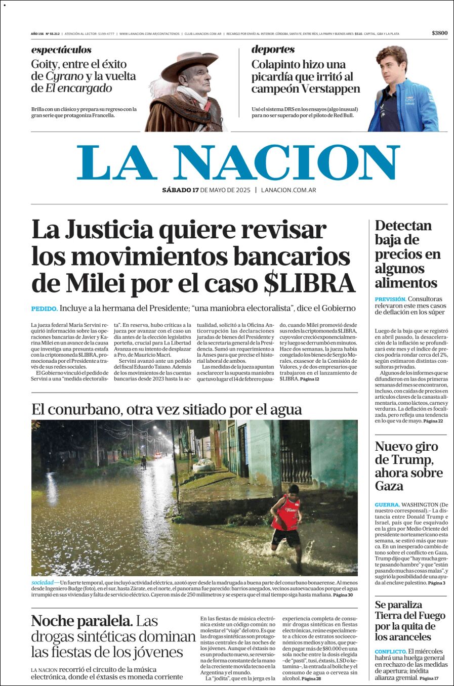 Media Panel - Developments and Systems | ESTACIÓN LANDON - Tapa del diario La Nación