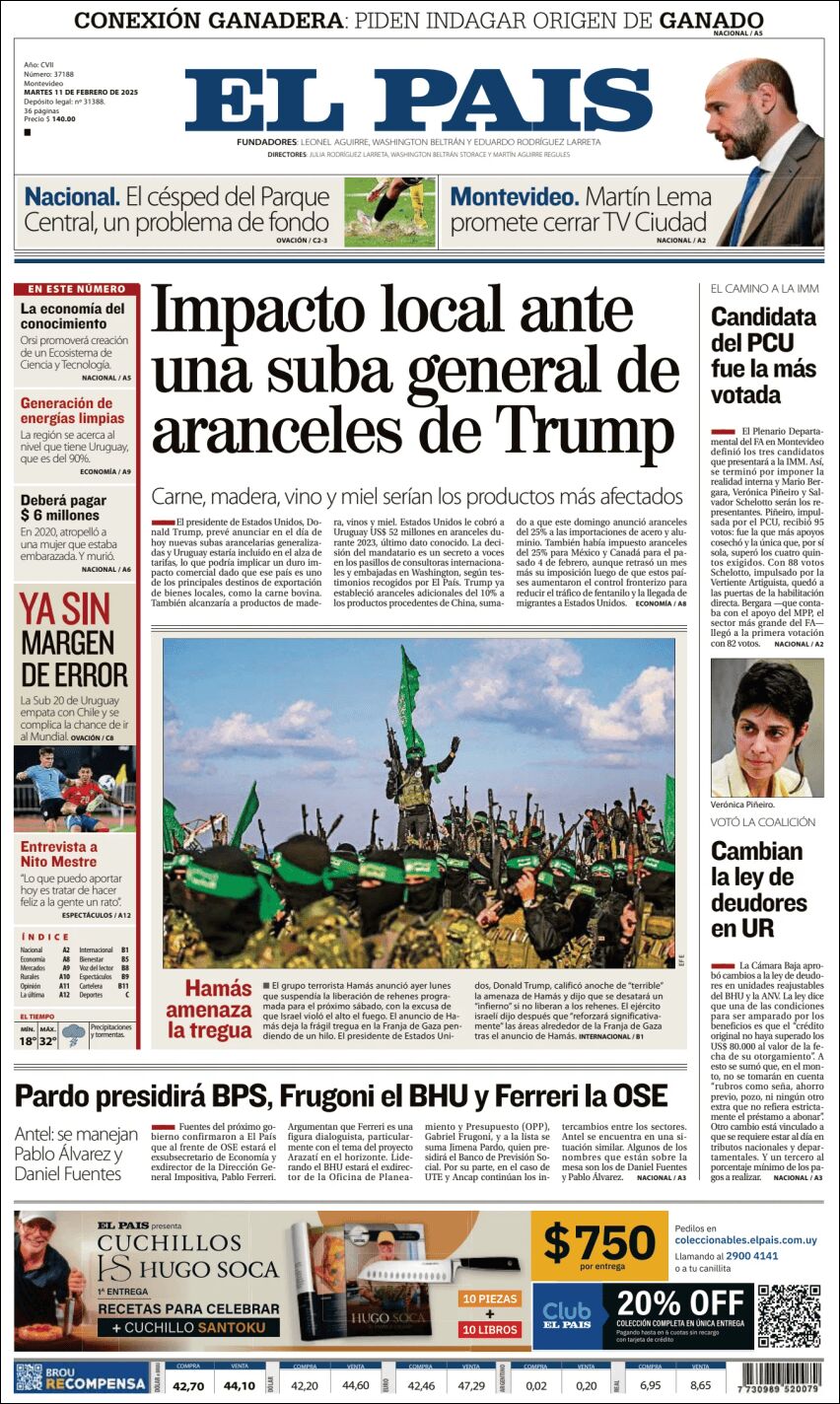 Media Panel - Developments and Systems | ESTACIÓN LANDON - Tapa del diario Elpais